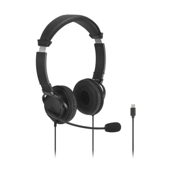 Kensington Headset Classic EQ USB-C mit Micro & Vol Ctrl - Headset - Lautstärkeregler (K97464WW)