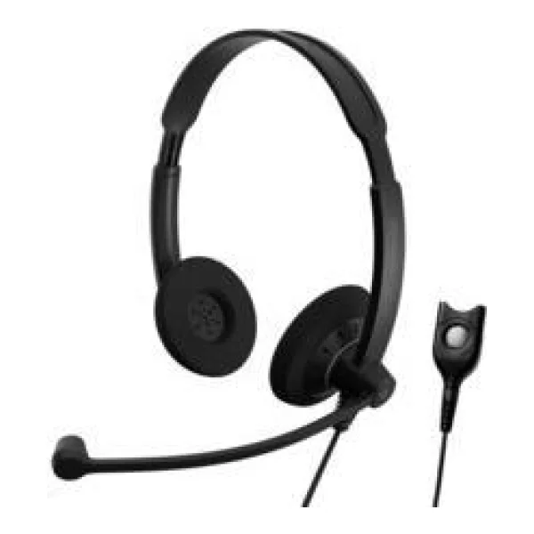 EPOS I SENNHEISER IMPACT SC 60 - 100 Series - Headset - On-Ear - kabelgebunden - Easy Disconnect - Schwarz mit Silber