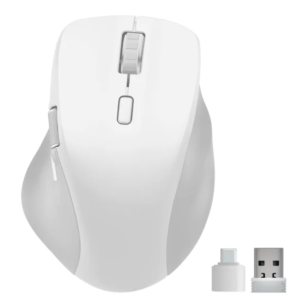 SPEEDLINK LIBERA Rechargeable Mouse - Wireless, Bluetooth, Silent, white (SL-630021-WT)