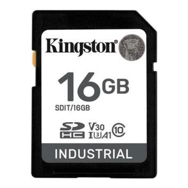 Kingston Industrial - Flash-Speicherkarte - 16GB - A1 / Video Class V30 / UHS-I U3 / Class10 - microSDHC UHS-I (SDIT/16GB)