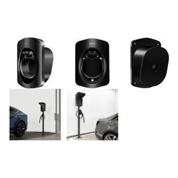 LogiLink Wandhalterung mit Kabelablage für E-Auto-Ladekabel für eine ordentliche Aufbewahrung des Ladekabels an der Wand - 1 Stück (EVM0101)