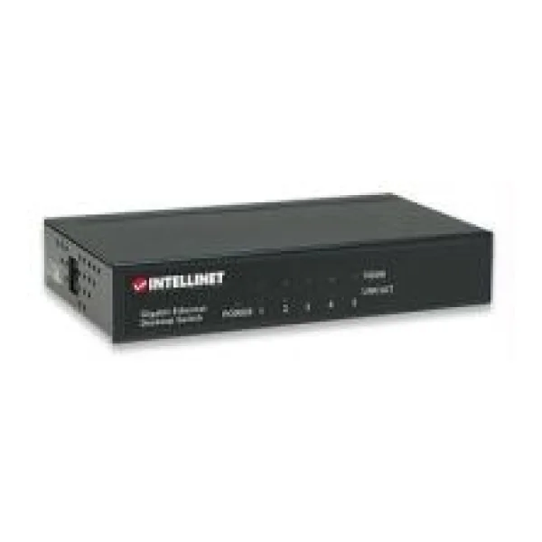 Intellinet Gigabit Ethernet Desktop Switch - Switch - 5 x 10/100/1000 - Desktop (530378)
