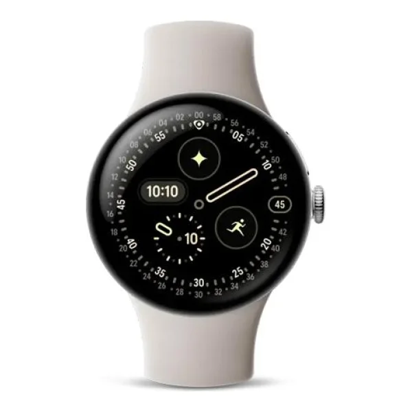 Google Pixel Watch 4 - 41 mm - Aluminium silber poliert (GA10829-EU)