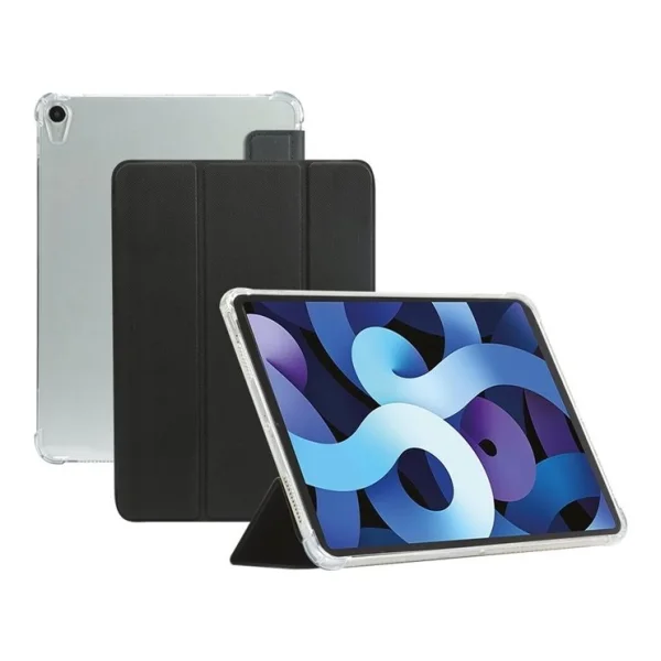 Mobilis EDGE - Flip-Hülle für Tablet - mit Folie und verstärkten Kanten - Schwarz - für Apple 11-inch iPad Pro (M4) (060018)
