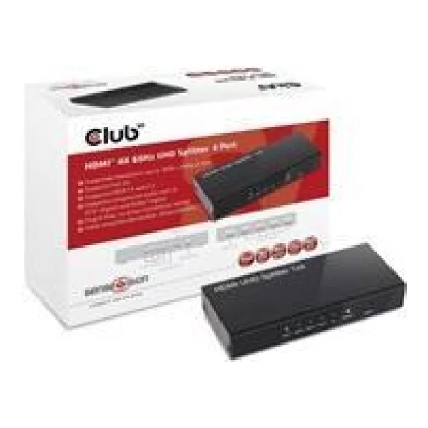 Club 3D SenseVision CSV-1380 - Video-/Audio-Splitter - 4 x HDMI