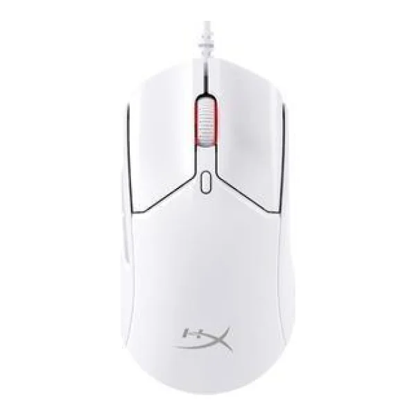 HP Inc. HyperX Pulsefire Haste 2 - Maus - optisch - 6 Tasten - kabelgebunden - weiß (6N0A8AA)