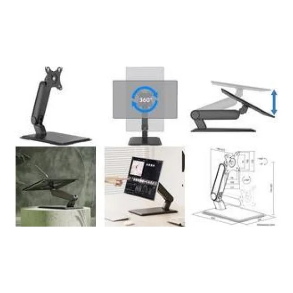 LogiLink Befestigungskit (Monitorarm) einstellbarer Arm - für LCD-Display (BP0201) (BP0201)