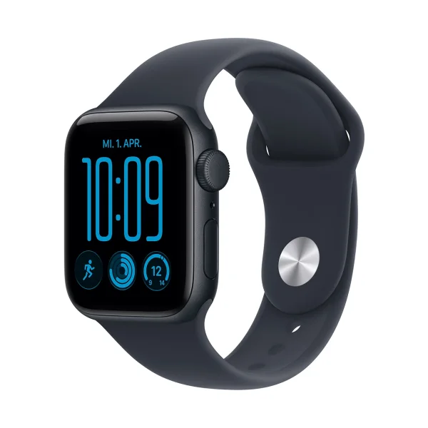 Apple Watch SE 3 Aluminium 40mm Mitternacht (Sportarmband navyblau) S/M 2026