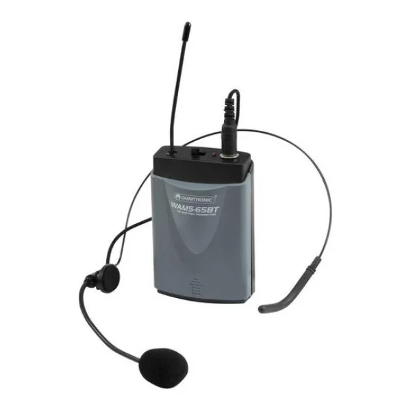 Omnitronic Headset Funkmikrofon-Set WAMS-65BT