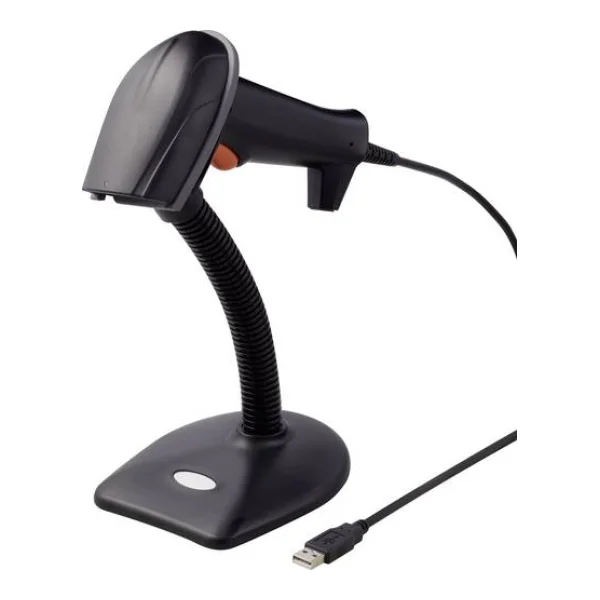 Renkforce 2D Barcode-Scanner Kabelgebunden 1D, 2D Laser Schwarz Hand-Scanner USB