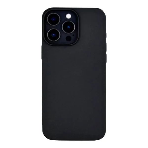 JT Berlin BackCase Pankow Soft Backcover Apple iPhone 16 Pro Max Schwarz Induktives Laden 11078