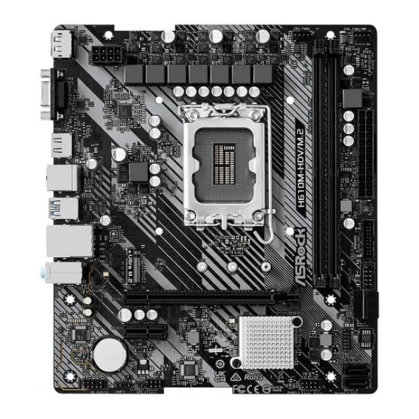 ASRock H610M-HDV/M.2 2.0 Mainboard Sockel (PC) Intel® LGA 1700 Formfaktor (Details) Micro-ATX Mainboard-Chipsatz Intel® H610