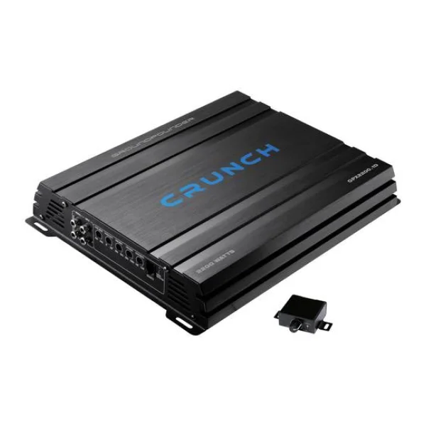 Crunch GPX2200.1D2 1-Kanal Digital Endstufe 2200W Lautstärke-/Bass-/Höhen-Regelung Passend für (Auto-Marke): Universal