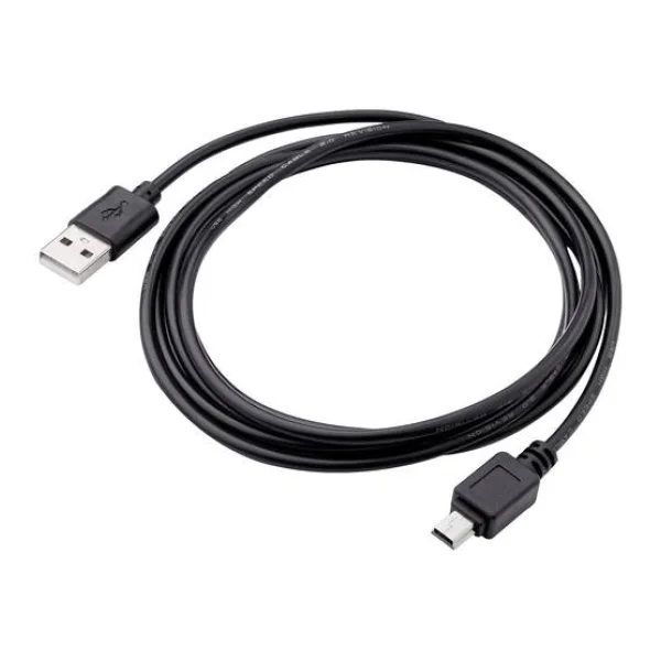 Akyga USB-Kabel USB-A Stecker, USB-Mini-B Stecker 1.80m Schwarz AK-USB-03