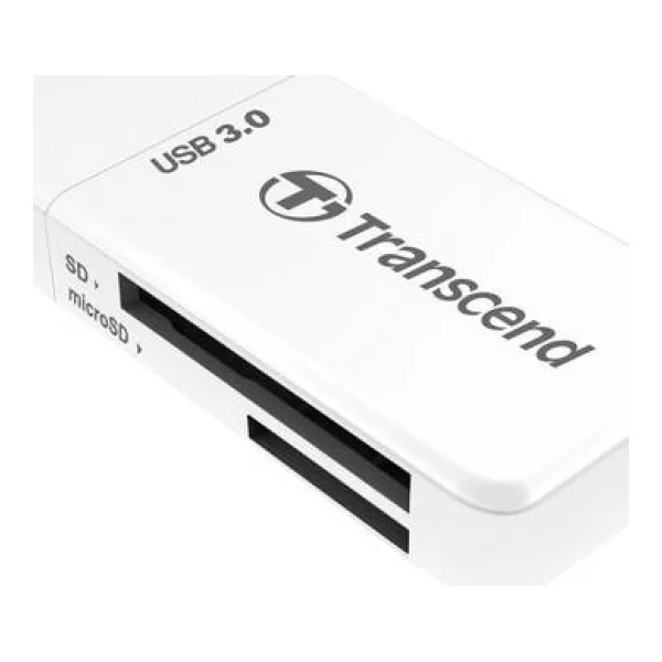 Transcend RDF5W Externer Speicherkartenleser USB-A (USB 3.2 Gen 1) Weiß