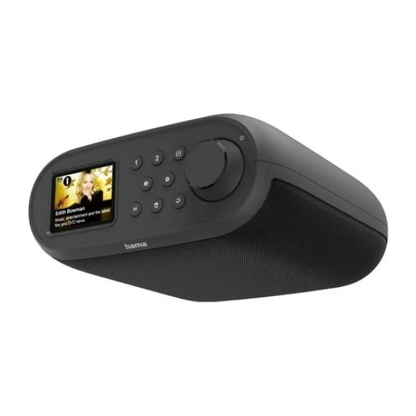 Hama Digitalradio DIR400 , DAB+/Internetradio/ Bluetooth® RX/App, Schwarz Internetradio HiFi-Tuner Schwarz