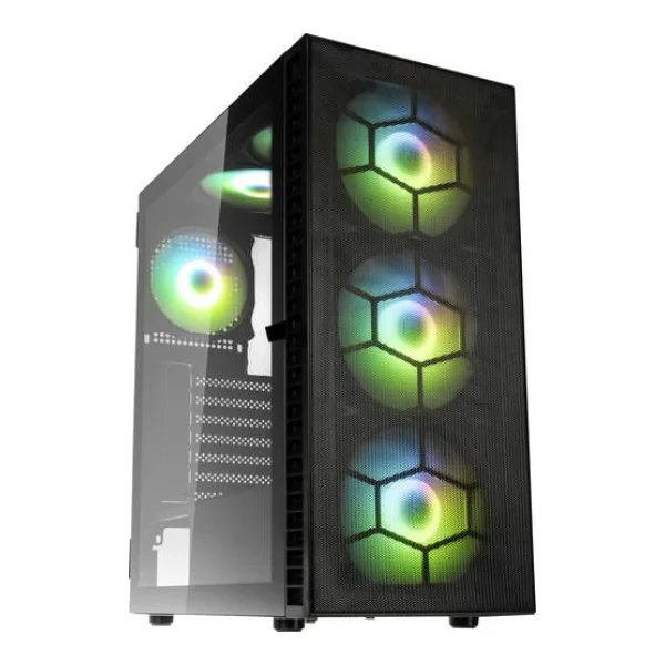 Kolink Observatory HF Plus Mesh ARGB Midi-Tower PC-Gehäuse Schwarz