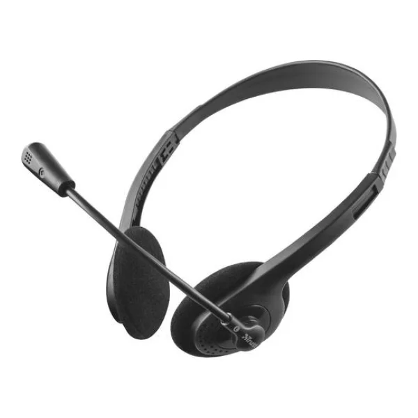 Trust Primo Chat On Ear Headset kabelgebunden Stereo Schwarz Lautstärkeregelung Computer
