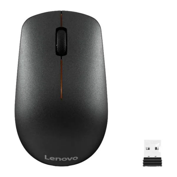 Lenovo 400 Maus Kabellos, Funk Optisch Schwarz 3 Tasten 1200 dpi