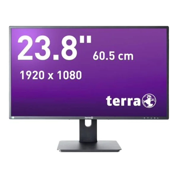 Terra LCD-Monitor EEK E (A - G) 60.5cm (23.8 Zoll) 1920 x 1080 Pixel 16:9 5 ms HDMI®, DisplayPort, DVI, Kopfhörer-Buchse IPS LCD