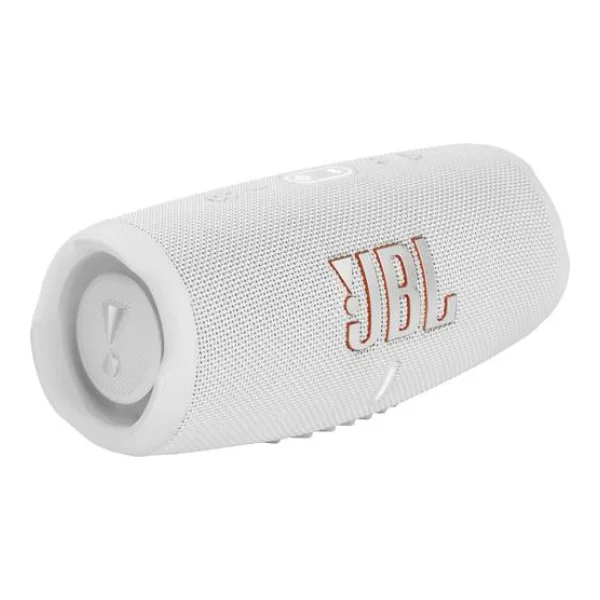 JBL CHARGE 5 Bluetooth® Lautsprecher Outdoor, Wasserfest, USB Weiß