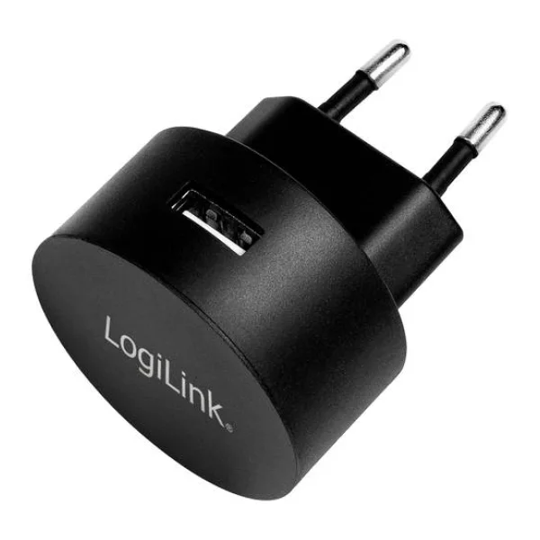LogiLink USB Ladegerät 10.5W 1x USB-A Schwarz Innenbereich