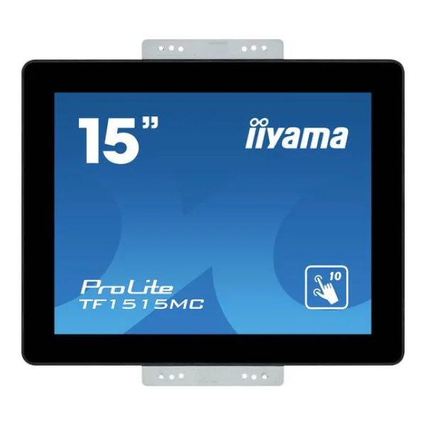 Iiyama TF1515MC-B2 LCD-Monitor EEK E (A - G) 38.1cm (15 Zoll) 1024 x 768 Pixel 4:3 8 ms VGA, HDMI®, DisplayPort, Kopfhörer
