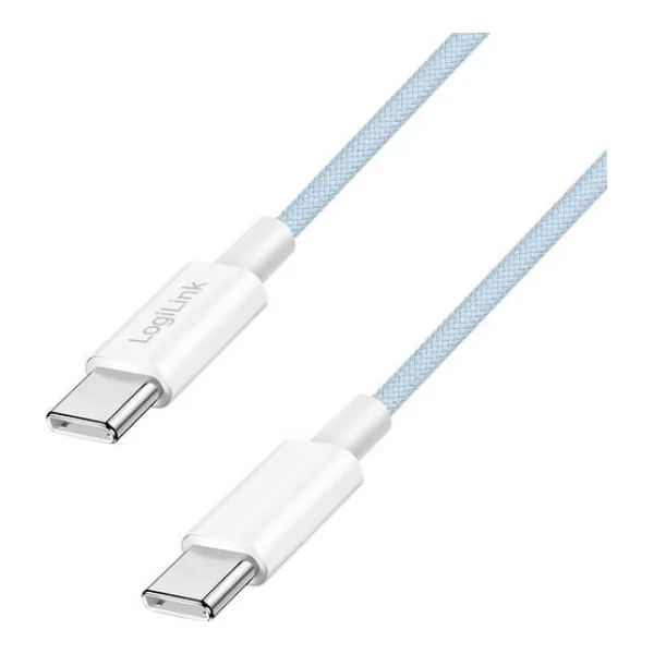 LogiLink USB-C® Kabel USB 2.0 USB-C® Stecker 0.5m Blau CU0349