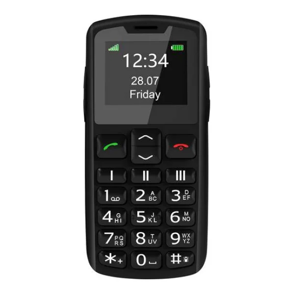 Beafon SL230 2G Senioren-Handy SOS Taste, SOS-Funktion Schwarz