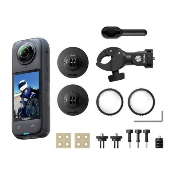 Insta360 X4 Motorrad Bundle 360° Action Cam 360°, 8K