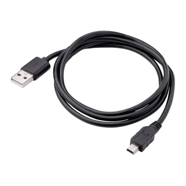 Akyga USB-Kabel USB-A Stecker, USB-Mini-B Stecker 1.00m Schwarz AK-USB-22