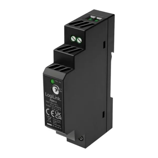 LogiLink PS0015 Hutschienen-Netzteil (DIN-Rail) 12V 1.25A 15W Inhalt 1St.