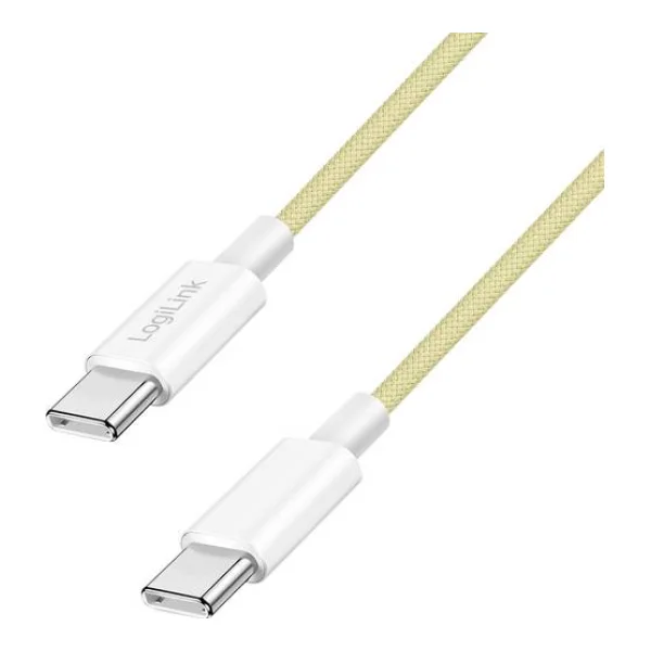 LogiLink USB-C® Kabel USB 2.0 USB-C® Stecker 0.5m Gelb CU0352