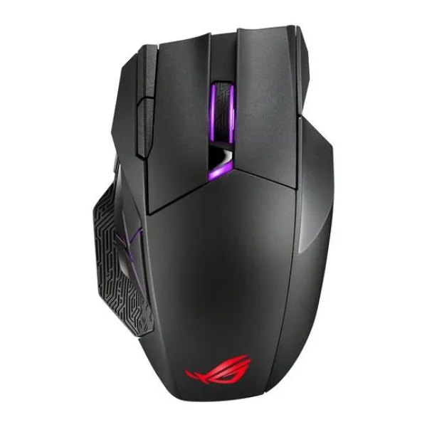 Asus ROG Spatha X Gaming-Maus Funk, USB Optisch Schwarz 12 Tasten 19000 dpi Beleuchtet