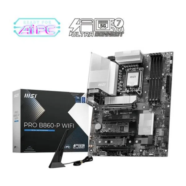 MSI B860-P Mainboard Formfaktor (Details) ATX Mainboard-Chipsatz Intel® B860