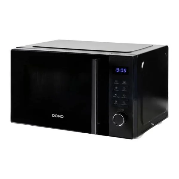 DOMO DO22301C Mikrowelle Schwarz 900W Grillfunktion, Timerfunktion