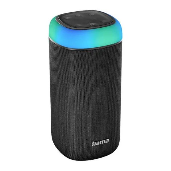 Hama Shine 2.0 Bluetooth® Lautsprecher AUX, Freisprechfunktion, spritzwassergeschützt, tragbar Schwarz
