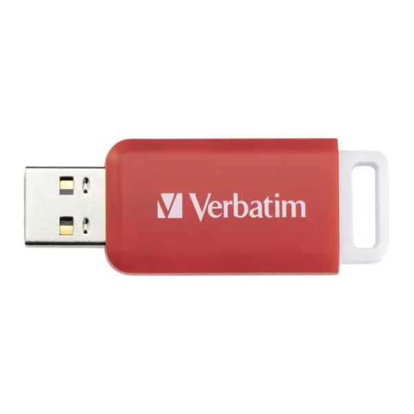 Verbatim V DataBar USB 2.0 Drive USB-Stick 16 GB Rot 49453 USB-A (USB 2.0)