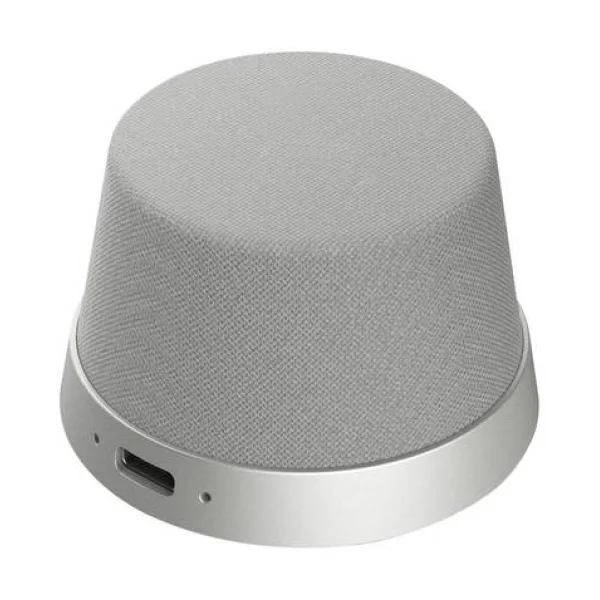 4Smarts SoundForce MagSafe Bluetooth® Lautsprecher spritzwassergeschützt, tragbar, Wasserfest Grau, Silber