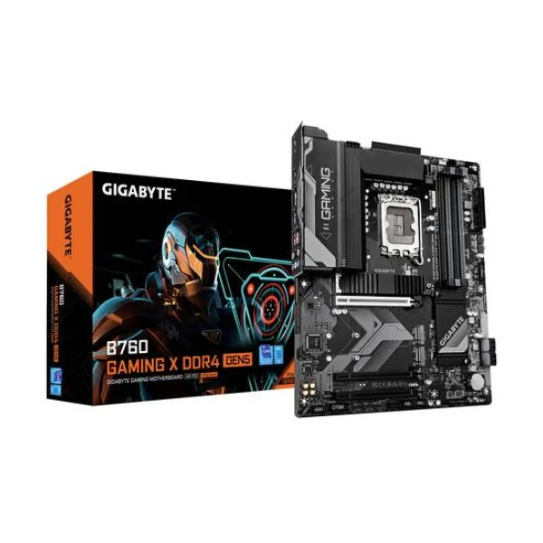 Gigabyte B760 GAMING X D4 GEN5 Mainboard Sockel (PC) Intel® FC LGA 1700 Formfaktor (Details) ATX Mainboard-Chipsatz Intel® B760