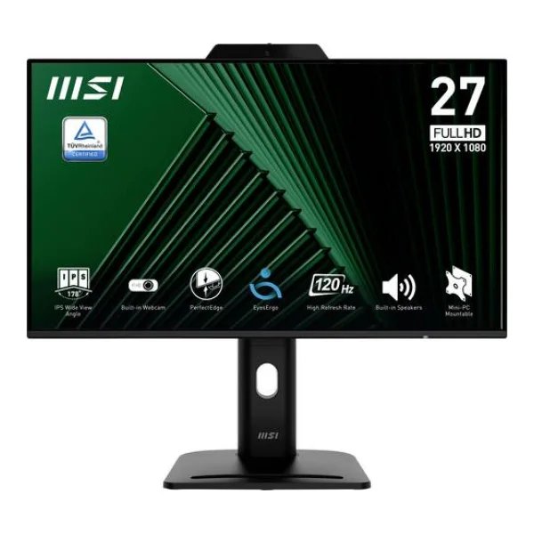 MSI PRO MP272PMG LCD-Monitor EEK E (A - G) 68.6 cm (27 Zoll) 1920 x 1080 Pixel 16:9 4 ms DisplayPort, HDMI®, VGA IPS LCD