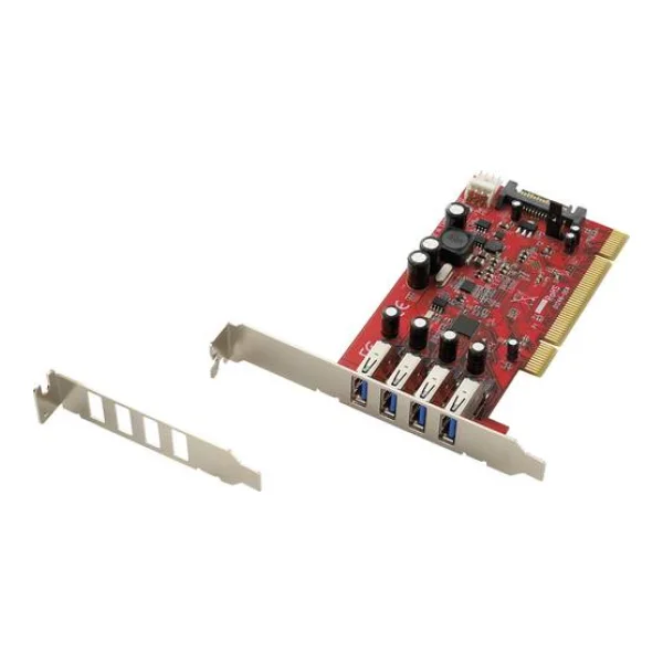 Renkforce 4 Port USB 3.2 Gen 1 Controllerkarte USB-A PCI