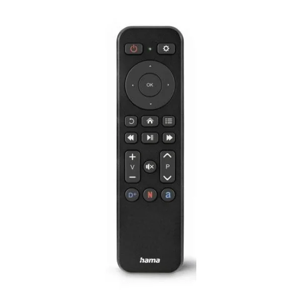 Hama 00221050 Fernbedienung, f. TV + Button Netflix, Prime Video, Disney+, programmierbar