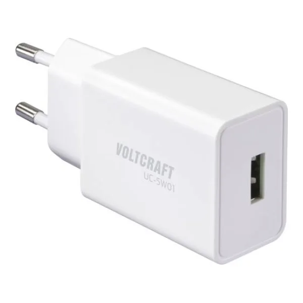 VOLTCRAFT UC-5W01 USB Ladegerät 5W 1x USB-A Weiß Innenbereich
