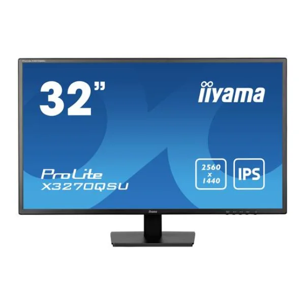 Iiyama ProLite X3270QSU-B1 LED-Monitor EEK E (A - G) 80cm (31.5 Zoll) 2560 x 1440 Pixel 16:9 3 ms HDMI®, DisplayPort, Kopfhörer