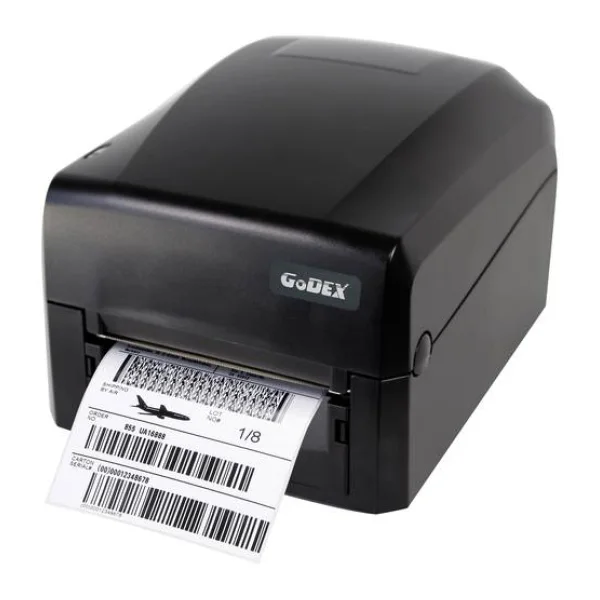 Godex GE300 Etikettendrucker Thermodirekt, Thermotransfer 203 x 203 dpi Etikettenbreite (max.): 110mm USB, RS-232, LAN