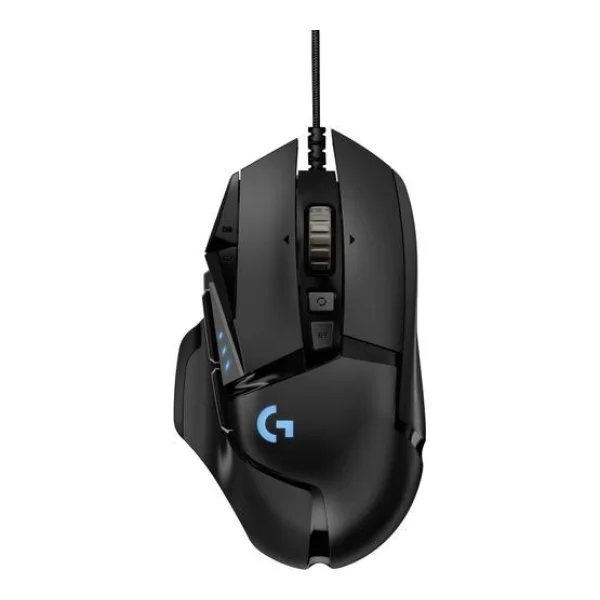 Logitech Gaming G502 HERO Gaming-Maus USB Optisch Schwarz 11 Tasten 25600 dpi Beleuchtet, Gewichts-Tuning, Integrierter