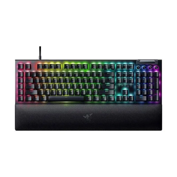 RAZER BlackWidow V4 Yellow Switch Kabelgebunden Gaming-Tastatur Deutsch, QWERTZ Schwarz Beleuchtet