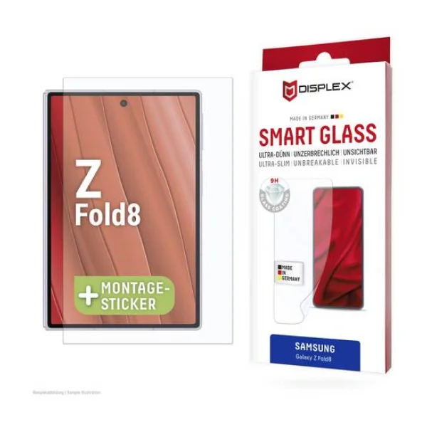 DISPLEX Smart Glass Displayschutzglas Samsung Galaxy Z Fold8 1 St. Anti-Fingerprint 02338