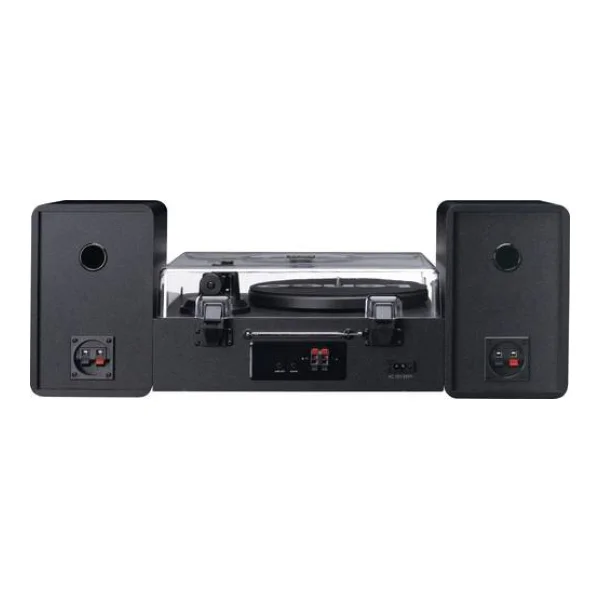 Lenco MC-760BK Stereoanlage DAB+, CD, MP3, Plattenspieler, Bluetooth®, Schwarz